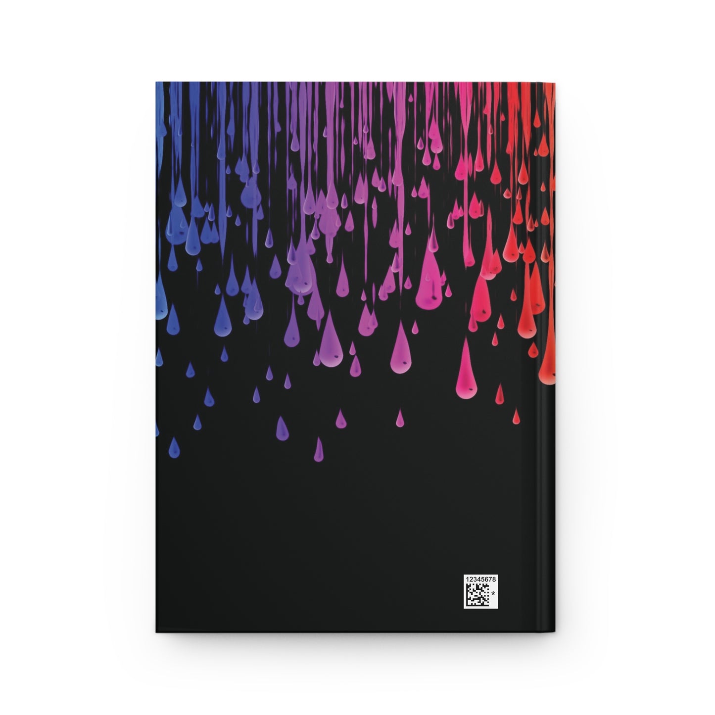 Hardcover Journal Matte Rainbow Drip