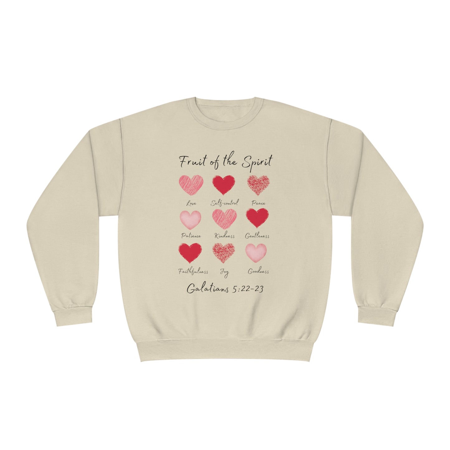 Unisex NuBlend® Crewneck Sweatshirt "Fruit of the Spirit, Galatians 5:22-23"