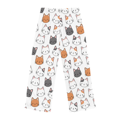 Women's Kitty Pajama Pants (AOP)