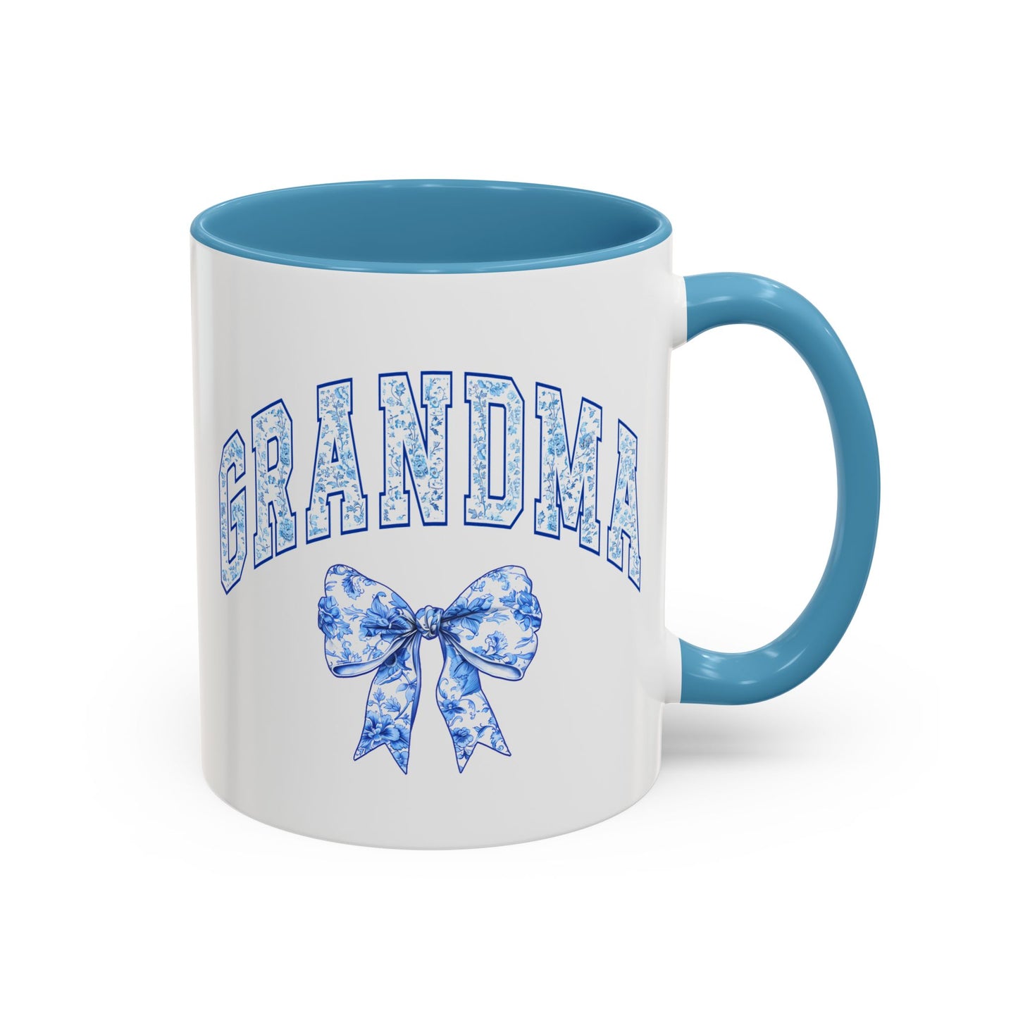 Grandma Blue Chinoiserie Accent Coffee Mug - Cute Gift for Mother's Day, Birthdays & More