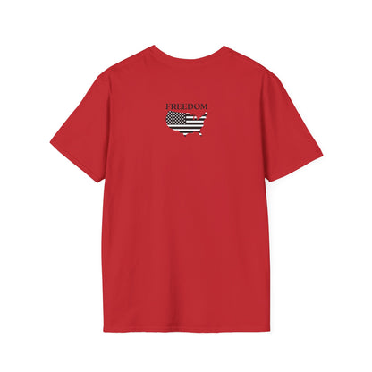 Charlie Kirk "If you believe in something, have the courage"Freedom T-Shirt, Unisex Tee, Casual Wear, Gift for Conservatives, American Pride