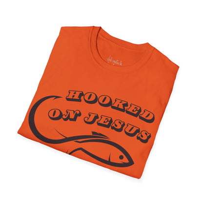 Unisex Softstyle T-Shirt Hooked on Jesus