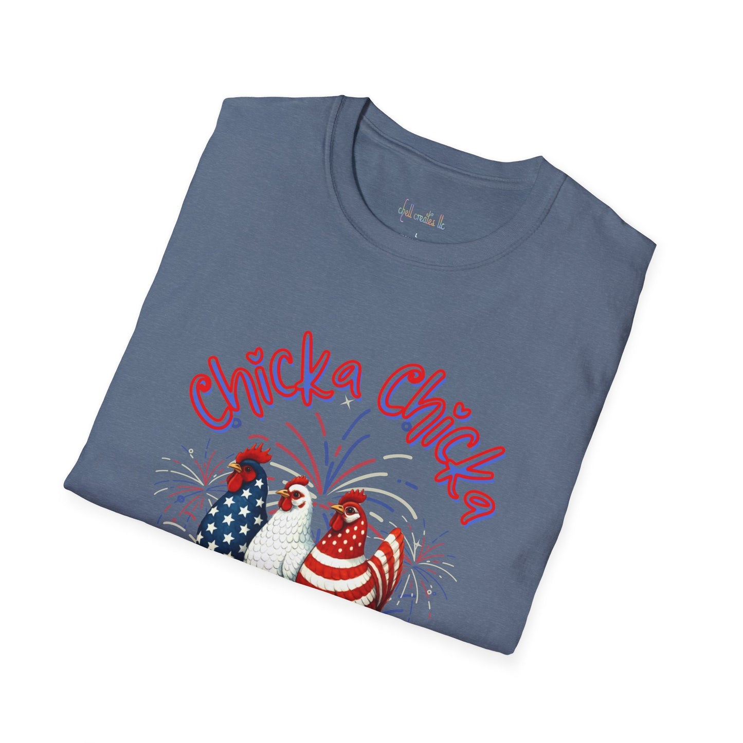 Chicka Chicka Boom Boom Unisex T-Shirt, Funny Shirt, 4th of July Tee, Animal Lover Gift, Summer Fashion, Casual Wear