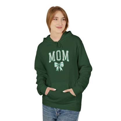 Mom Green Chinoiserie Fleece Hoodie - Cozy & Stylish Gift for Mothers