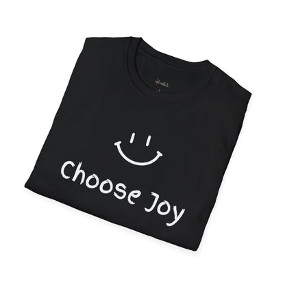 Choose Joy Unisex Softstyle T-Shirt - Positive Vibes Casualwear