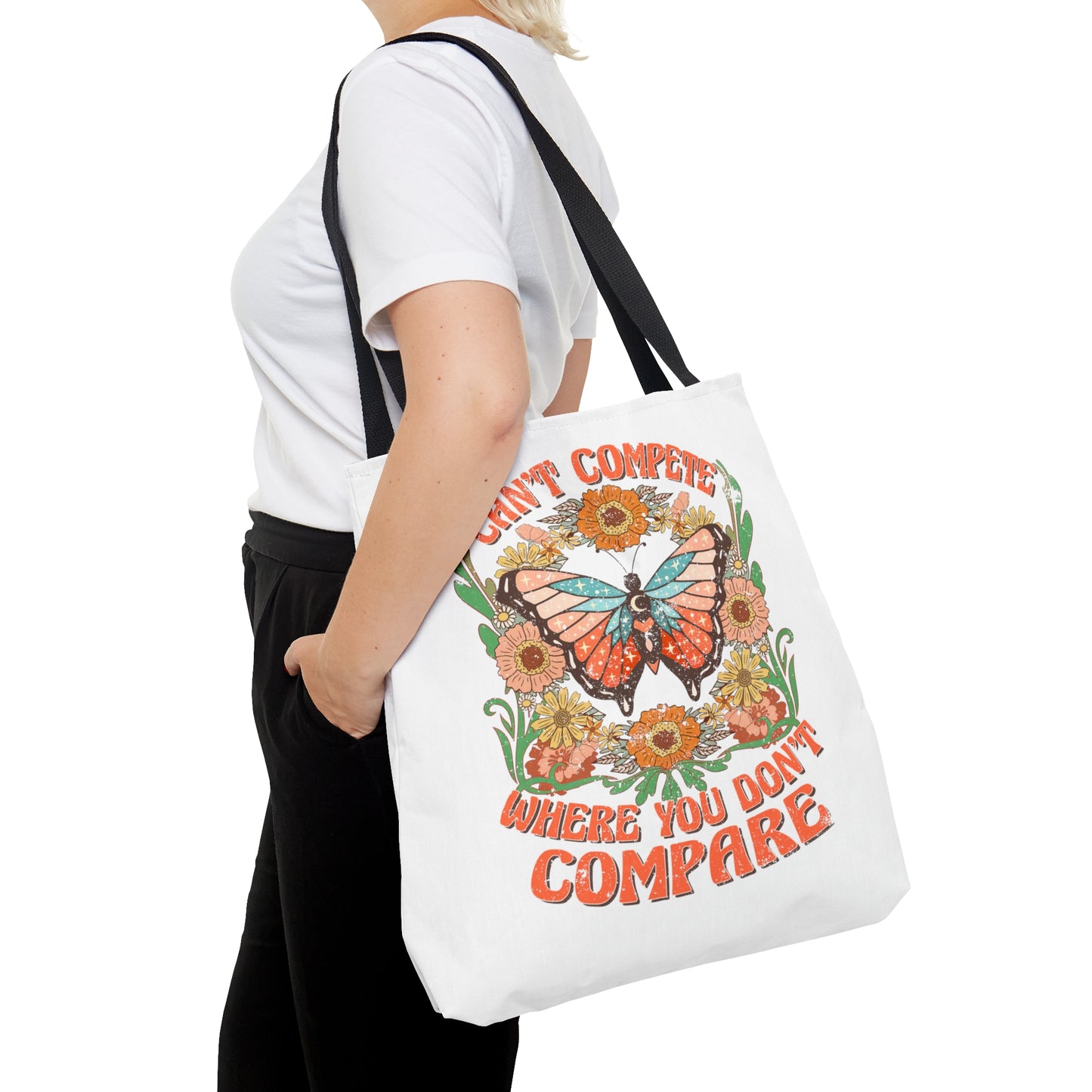 Tote Bag (AOP) Can't Compete Where You Don't Compare