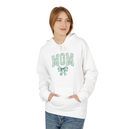 Mom Green Chinoiserie Fleece Hoodie - Cozy & Stylish Gift for Mothers