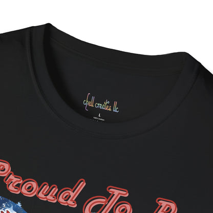 Proud To Be American Roosters T-Shirt for Celebrations, Unisex American Pride Tee, Fourth of July Apparel, Gifts for Freedom Lovers, Summer Fest Tee