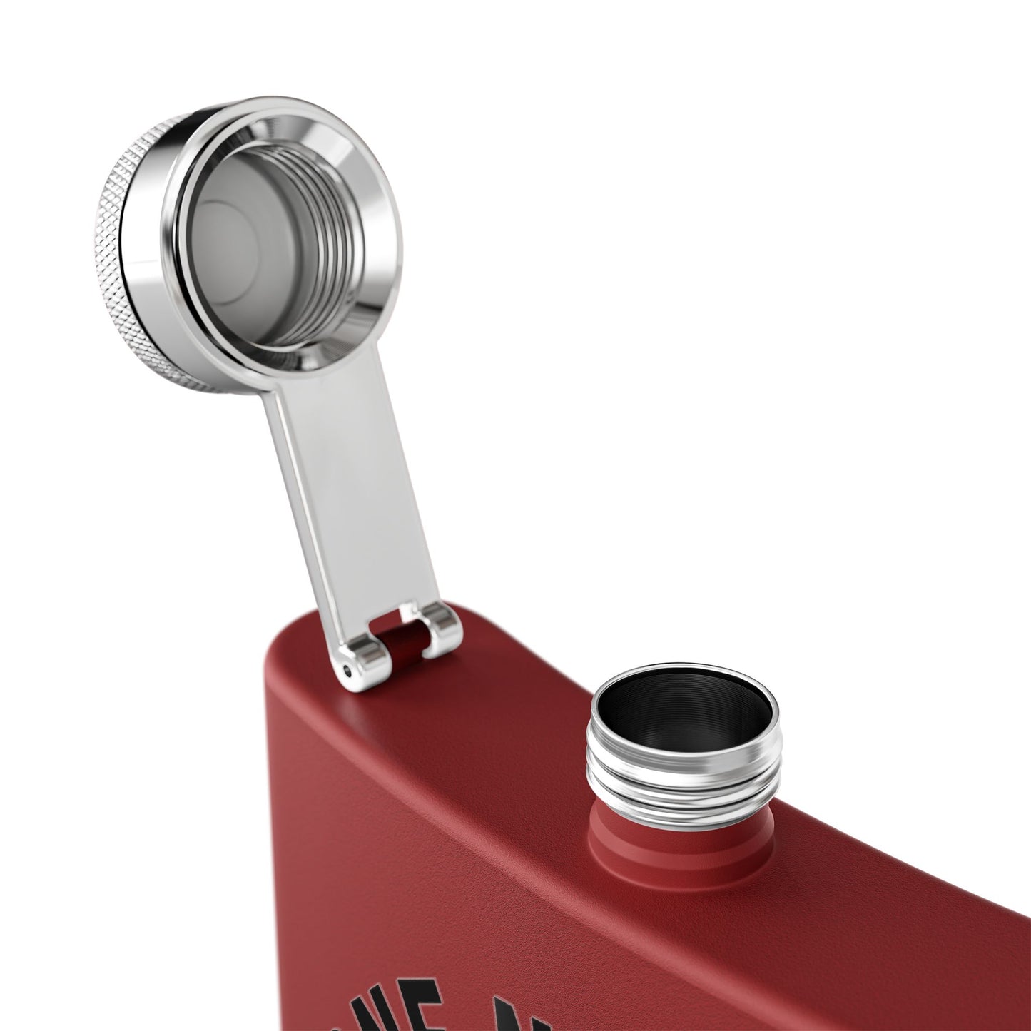 Patriotic Stainless Steel Flask - 6oz with 'One Nation Under God' Design