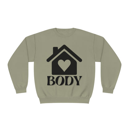 Unisex NuBlend® Crewneck Sweatshirt "Home Body"