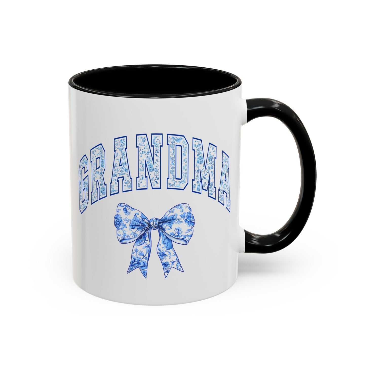 Grandma Blue Chinoiserie Accent Coffee Mug - Cute Gift for Mother's Day, Birthdays & More