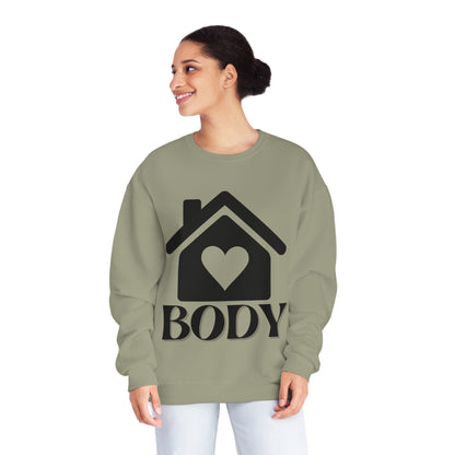 Unisex NuBlend® Crewneck Sweatshirt "Home Body"