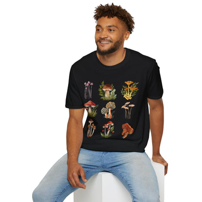 Unisex Softstyle T-Shirt Mushroom collection  T-shirt