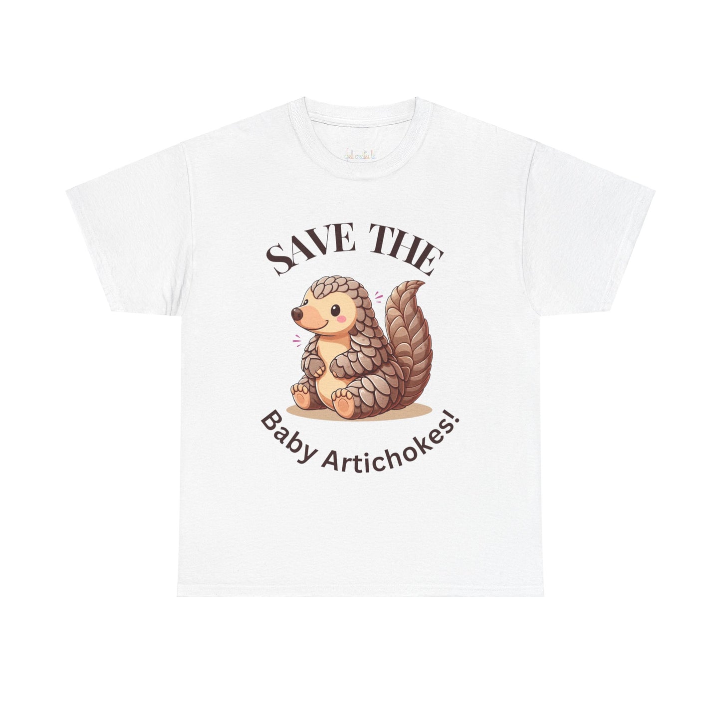 Unisex Heavy Cotton Tee Save The Baby Artichokes! Portion of proceeds goes to Clarissa Clover.