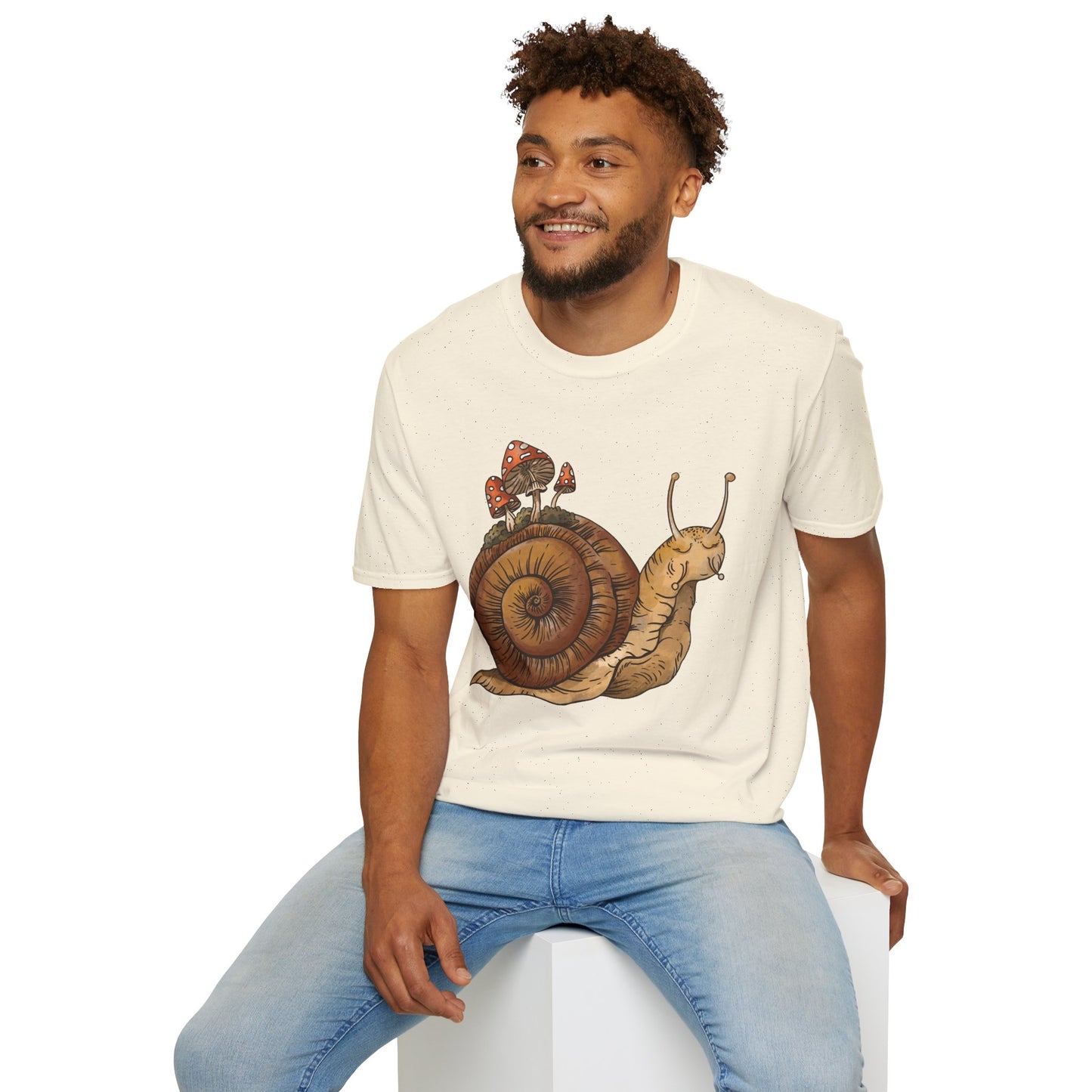 Unisex Softstyle T-Shirt Vintage Snail