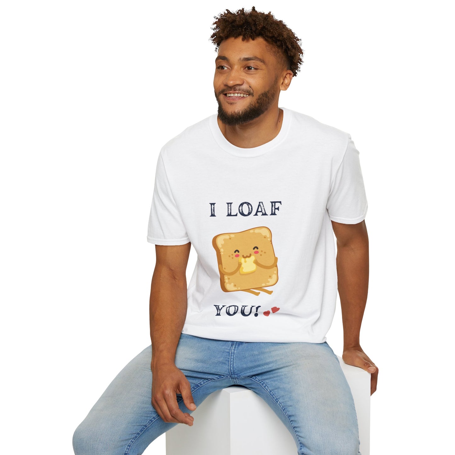 Funny "I loaf you" Unisex Softstyle T-Shirt
