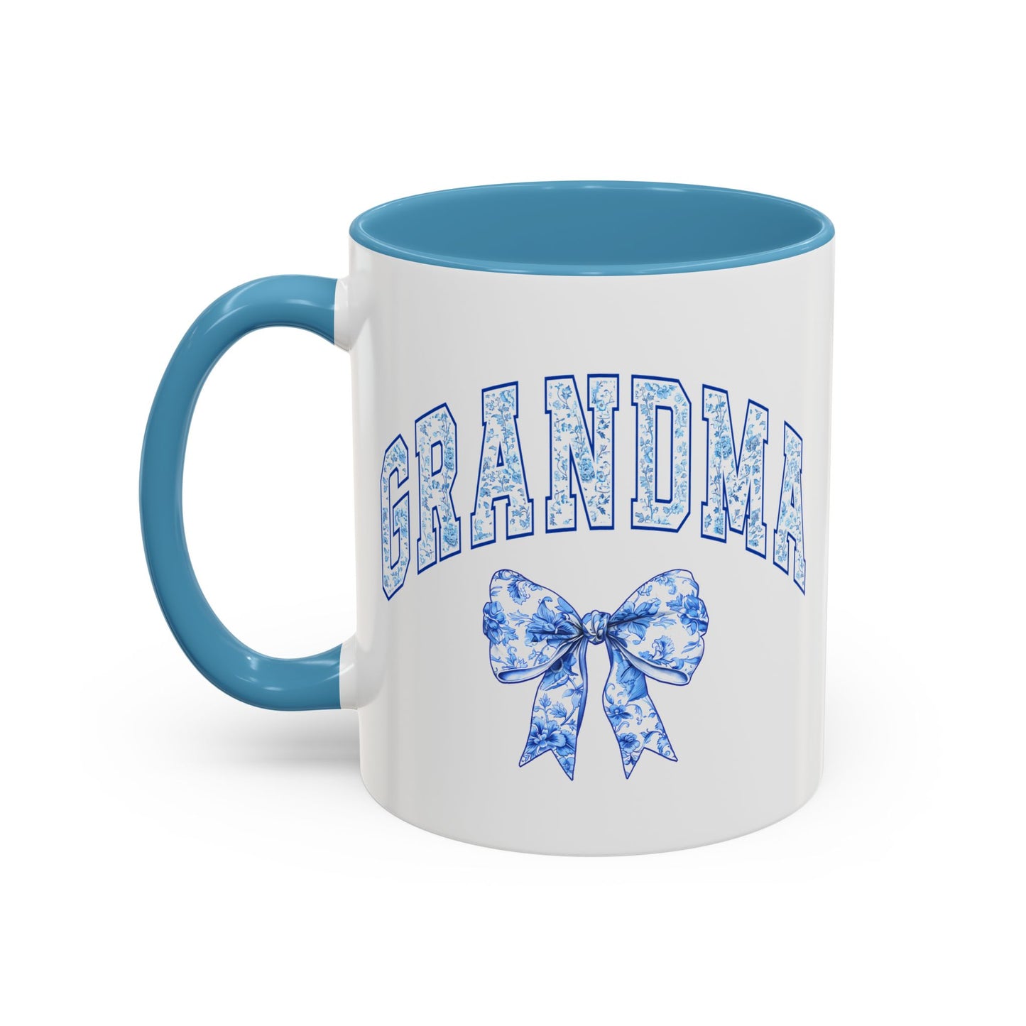 Grandma Blue Chinoiserie Accent Coffee Mug - Cute Gift for Mother's Day, Birthdays & More