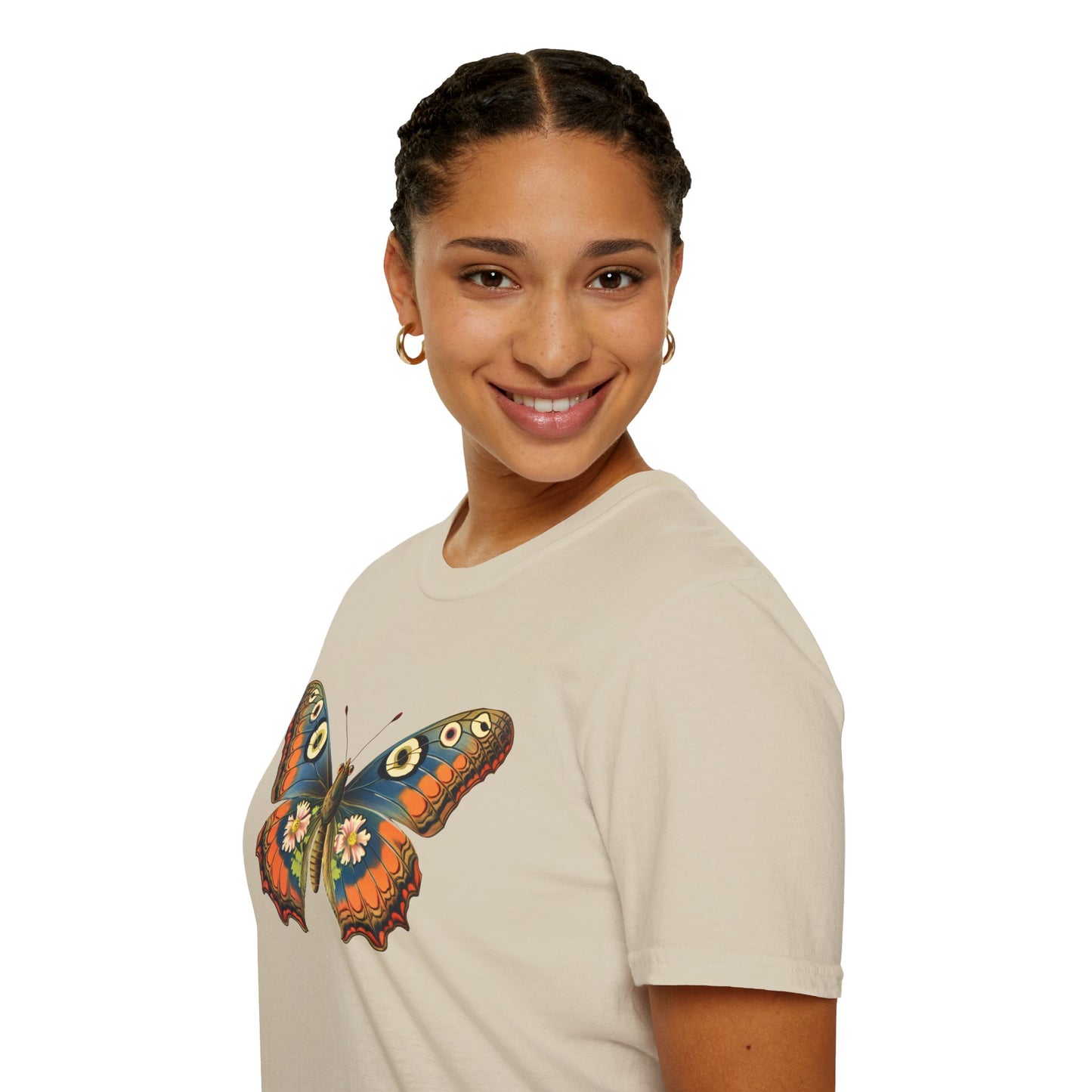 Vintage Moth/Butterfly Unisex Softstyle T-Shirt