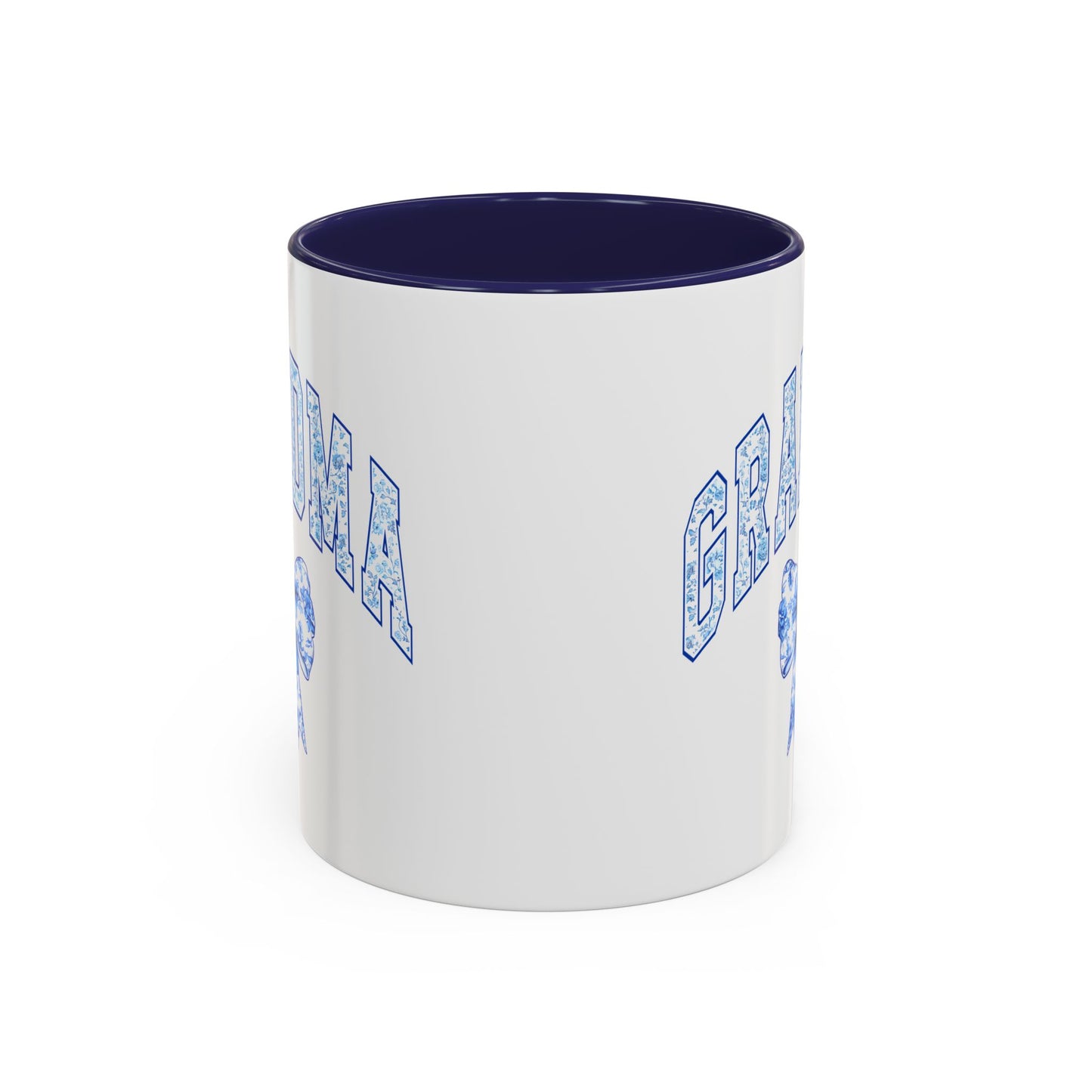 Grandma Blue Chinoiserie Accent Coffee Mug - Cute Gift for Mother's Day, Birthdays & More