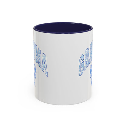 Grandma Blue Chinoiserie Accent Coffee Mug - Cute Gift for Mother's Day, Birthdays & More