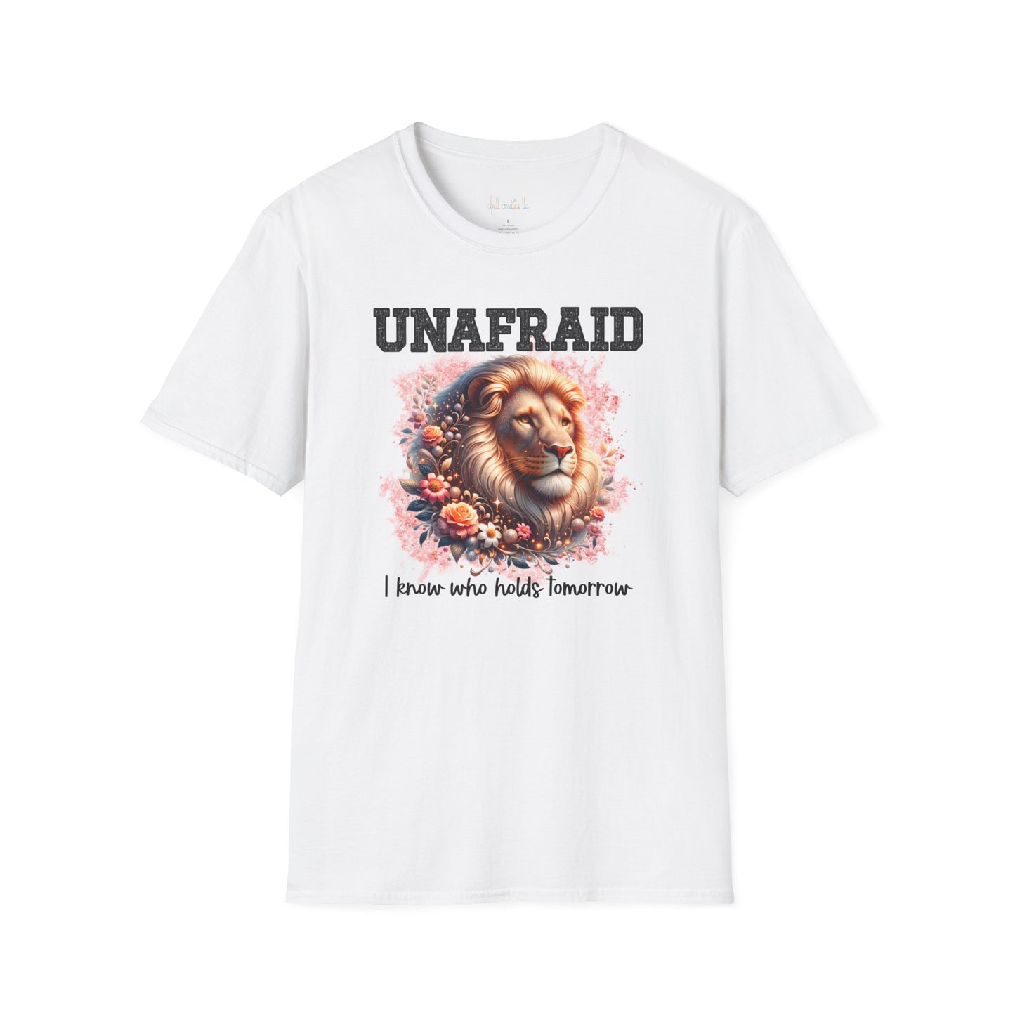 Unisex Softstyle T-Shirt - 'UNAFRAID' Lion Graphic Tee
